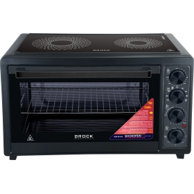 Pećnica s pločom za kuhanje BROCK TO 5002 BKI 50L, 1800W