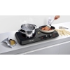Infracrveni štednjak s dva prstena BROCK HPI 3002 BK 1200W + 800W
