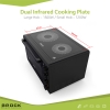 Pećnica s pločom za kuhanje BROCK TO 5002 BKI 50L, 1800W