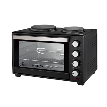 Pećnica s pločama za kuhanje BROCK TO 6022 BK 60 L, 2000W
