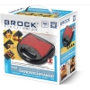 Aparat za sendviče BROCK SSM 6004 RD (sendvič/oraha/vafel/roštilj), 750W
