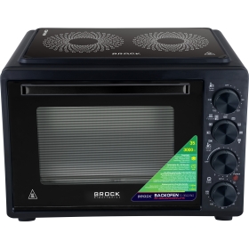 Pećnica s pločom za kuhanje BROCK TO 3502 BKI 35L, 1500W