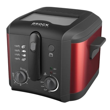 Friteza s timerom BROCK DF 2501 RD 2.5L, 1600W
