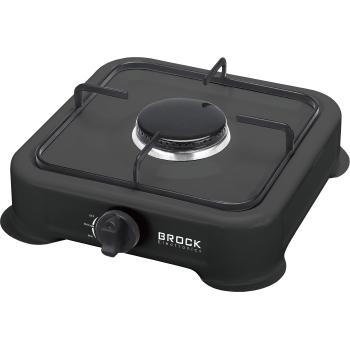 Plinska ploča za kuhanje s jednim prstenom, crna BROCK GS 2001 BK