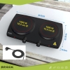Električna ploča za kuhanje s dva prstena BROCK EP 2000 BK, 2500W