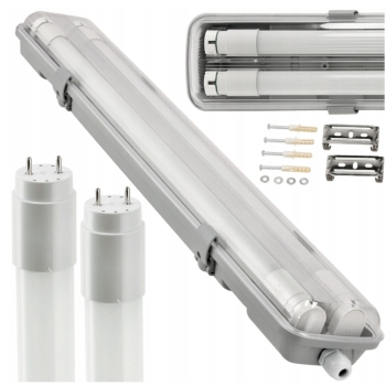 Vodotjesna svjetiljka 2x18W 6000K 120cm s uključenim cijevima BOH-2X120-18W-CW