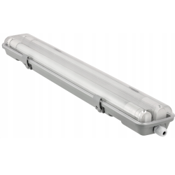 Vodotjesna svjetiljka 2x9W 6000K 60cm s uključenim cijevima BOH-2X60-9W-CW