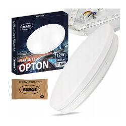 Stropna svjetiljka 12W 4500K 960km Opton MP0320