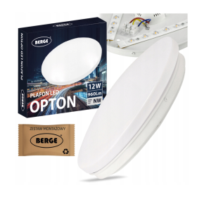 Stropna svjetiljka 12W 4500K 960km Opton MP0320