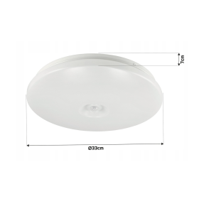 Stropna svjetiljka 18W sa senzorm pokreta i sumraka MP0337