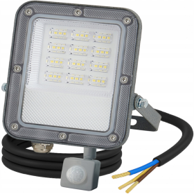 Reflektor PIR 30W 4000K 2700lm sivi sa senzorom pokreta NCB-30W-NW-ODYN