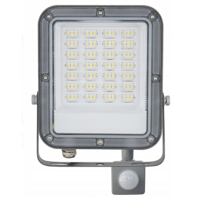 Reflektor PIR 50W 4000K 4500lm sivi sa senzorom pokreta NCB-50W-NW-ODYN