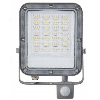 Reflektor PIR 50W 4000K 4500lm sivi sa senzorom pokreta NCB-50W-NW-ODYN