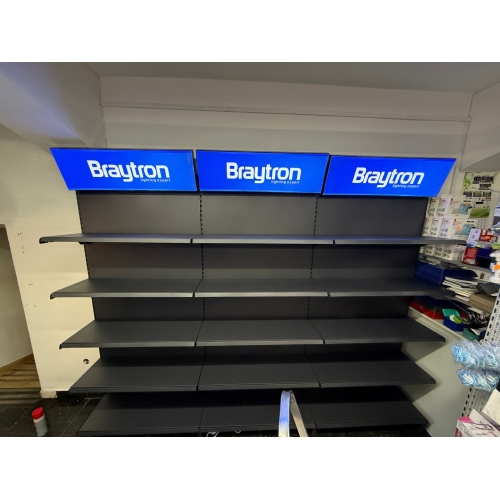 Stalak TP2 1000x470x2350mm tamnosivi sa svjetlom pločom Braytron BZ99-00016