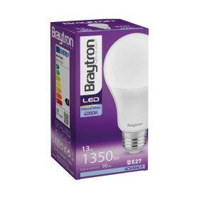 Žarulja LED 13W 4000K 1350lm E27 A65 IP20 BRAYTRON BA13-01321