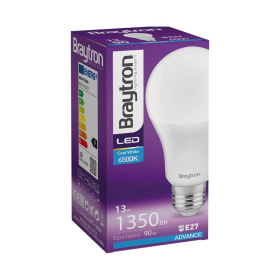 Žarulja LED 13W 6500K 1350lm E27 A65 IP20 BRAYTRON BA13-01323