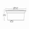 Modul LED MR16 5W 3CCT 380lm fi50 45D okrugli bijeli BRAYTRON BA23-10580