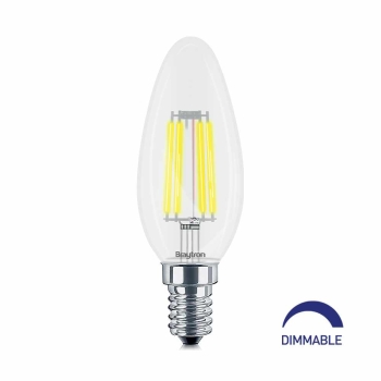 Žarulja LED 4W 2700K 470lm E14 C35 CLR IP20 filament dimabilna BRAYTRON BA36-60410