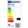 Stropna svjetiljka 20W 3CCT 1980lm 230x230mm IP40 kvadratna crna 3 GODINE GARANCIJE BRAYTRON BP07-10281