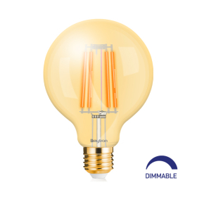Žarulja LED 6W 2200K 540lm E27 G95 IP20 amber filament dimabilna BRAYTRON BB47-60620