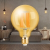 Žarulja LED 6W 2200K 540lm E27 G125 IP20 amber filament BRAYTRON BB48-00620