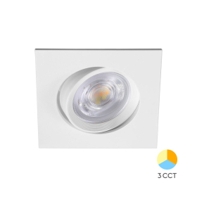Stropna svjetiljka 7W 3CCT 630lm 85x85 IP20 ugradbena kvadratna SPOT bijela BRAYTRON BD02-10780