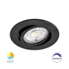 Stropna svjetiljka 7W 3CCT 630lm fi85 IP20 ugradbena okrugla SPOT crna dimabilna BRAYTRON BD02-60781
