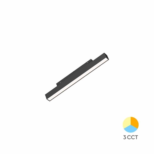 Linearna magnetska svjetiljka 10W 3CCT 950lm 22x27x303mm IP20 crna BRAYTRON BD60-00381