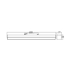 Linearna magnetska svjetiljka 18W 3CCT 1850lm 22x27x603mm IP20 crna BRAYTRON BD60-00681