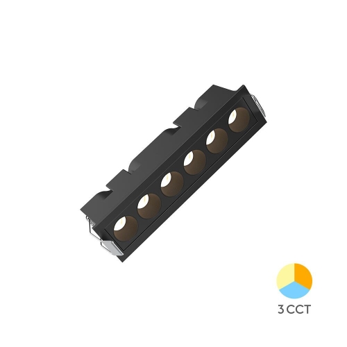 Linearna svjetiljka 9W 3CCT 650lm 163mm IP20 crna BRAYTRON BD63-00281