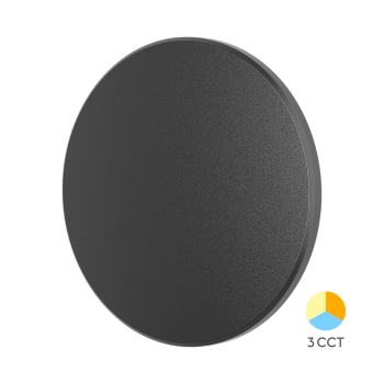 Zidna svjetiljka 12W 3/1 1160lm 220x47mm IP65 okrugla crna PALERMO BRAYTRON BG37-00281