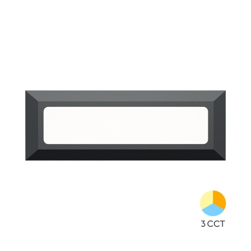 Zidna svjetiljka 3W 3/1 180lm IP65 crna VEKTA BRAYTRON BG38-01882