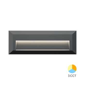 Zidna svjetiljka 3W 3/1 180lm IP65 antracit VEKTA BRAYTRON BG38-01982