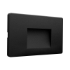 Zidna svjetiljka 3W 3000K 160lm 134x85x13mm IP65 crna VEKTA BRAYTRON BG38-02101