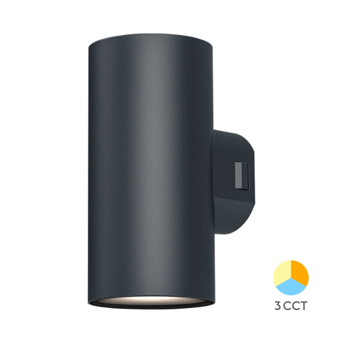 Zidna svjetiljka 2x9W 3/1 fi78 IP65 okrugla siva VEKTA BRAYTRON BG38-02582