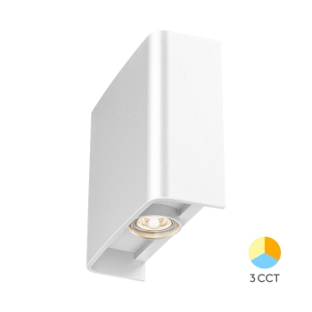 Zidna svjetiljka 2x1W 3/1 110x41x100mm IP65 bijela VECTOR BRAYTRON BG38-03180