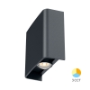 Zidna svjetiljka 2x1W 3/1 110x41x100mm IP65 siva VECTOR BRAYTRON BG38-03182