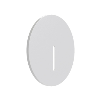 Zidna svjetiljka za stepenice Cover fi81,5mm VEKSUS okrugli bijeli BRAYTRON BG39-00101