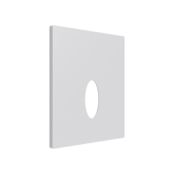 Zidna svjetiljka za stepenice Cover 81x81x3mm VEKSUS kvadratni bijeli BRAYTRON BG39-00110