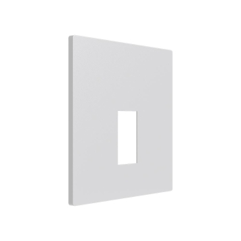 Zidna svjetiljka za stepenice Cover 81x81x3mm VEKSUS kvadratni bijeli BRAYTRON BG39-00112