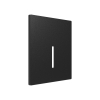 Zidna svjetiljka za stepenice Cover 81x81x3mm VEKSUS kvadratni crni BRAYTRON BG39-00116