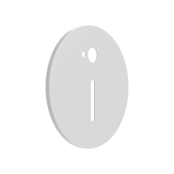 Zidna svjetiljka za stepenice Cover fi81,5mm VEKSUS sa senzorom okrugli bijeli BRAYTRON BG39-00121