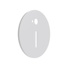 Zidna svjetiljka za stepenice Cover fi81,5mm VEKSUS sa senzorom okrugli bijeli BRAYTRON BG39-00121