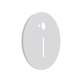 Zidna svjetiljka za stepenice Cover fi81,5mm VEKSUS sa senzorom okrugli bijeli BRAYTRON BG39-00121