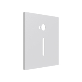 Zidna svjetiljka za stepenice Cover 81x81x3mm VEKSUS sa senzorom kvadratni bijeli BRAYTRON BG39-00131