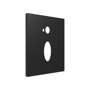 Zidna svjetiljka za stepenice Cover 81x81x3mm VEKSUS sa senzorom kvadratni crni BRAYTRON BG39-00135