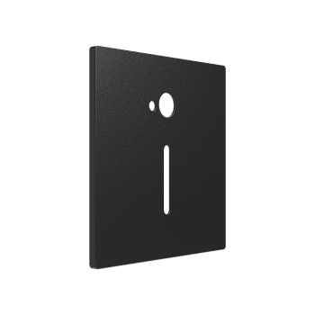 Zidna svjetiljka za stepenice Cover 81x81x3mm VEKSUS sa senzorom kvadratni crni BRAYTRON BG39-00136