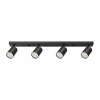 Kućište za GU10 žarulju max 4x35W 640x120x60mm IP20 okruglo crno BRAYTRON BH04-00841
