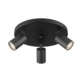 Kućište za GU10 žarulju max 3x35W 300X123mm IP20 okruglo crno BRAYTRON BH04-00881