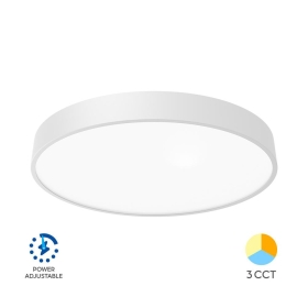 Stropna svjetiljka 50W 3/1 fi500 IP20 promjenjiva vataža okrugla bijela BRAYTRON BH16-04480